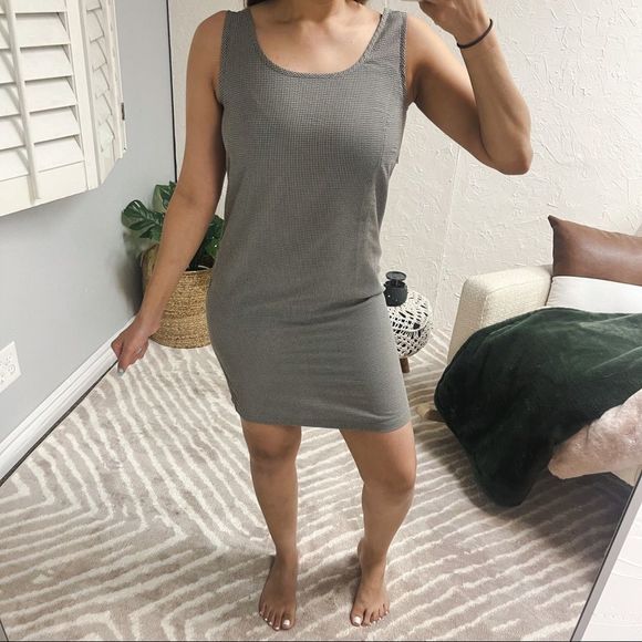 Patagonia Sunspot Dress Checked Gray - Picture 3 of 11